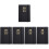 5Ud Planner Notepad Negro Resistente Para Estudiantes Y 5