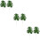 6 Pcs Artificial Scindapsus Leaves Green 9
