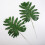 6 Pcs Artificial Scindapsus Leaves Green 10