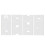 3 Ensembles Sticker Mural Hauteur Pour Enfants 2