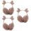 3Pièces Cache-Oreilles Khaki Cartoon Conception Durable Hiver 7