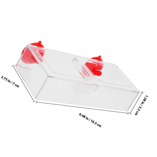 Fish Feeder For Aquarium Tank With Suction Cup And Feeding Ring 1