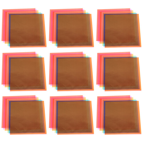 120Pièces Cellophane Opp Coloré Pour Candy Décor Party