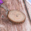 1 Pc Bell Log Standing Board Parrot Training Bite Toy Perch 4