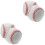 4 Pièces Oreiller Peluche Baseball Décor Rembourré 5