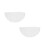 Bride Veil 2Pcs Bridal Lace Short Wedding Head Accessory White 7
