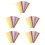 100 Sheets Flower Wrapper Origami Paper Colored Folding Handicraft 6