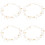 Cerchietto Sposa Con Foglie, E , 4 Pezzi 5