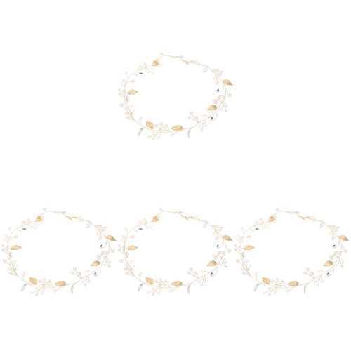 Cerchietto Sposa Con Foglie, E , 4 Pezzi 1