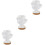 3Pcs Ceramic Egg Cup Chick Shape Holder Stand 7