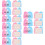 96Pièces Cartes De Baby Shower Design 8