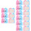 96Pièces Cartes De Baby Shower Design 7