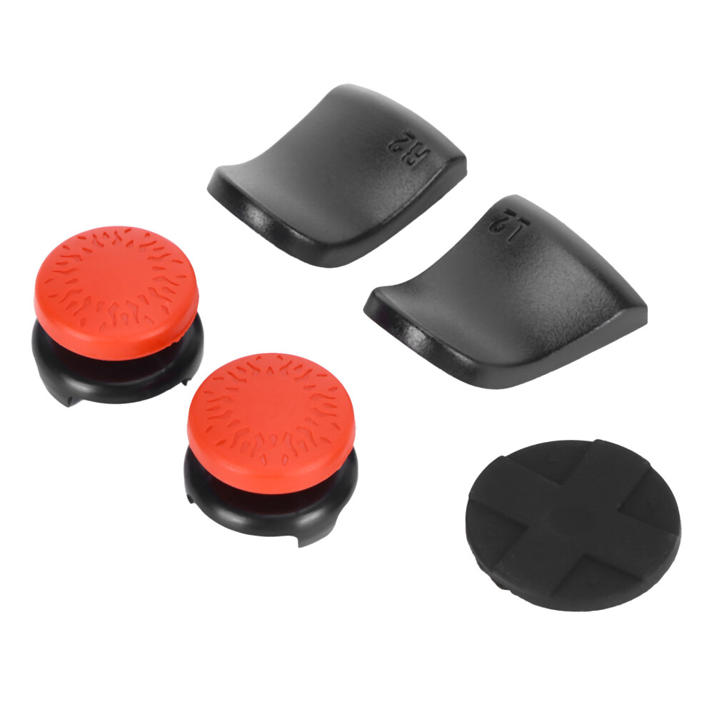 Enhance Ps5 Controller With Joystick Cover & Trigger Extender Red 6901359818862