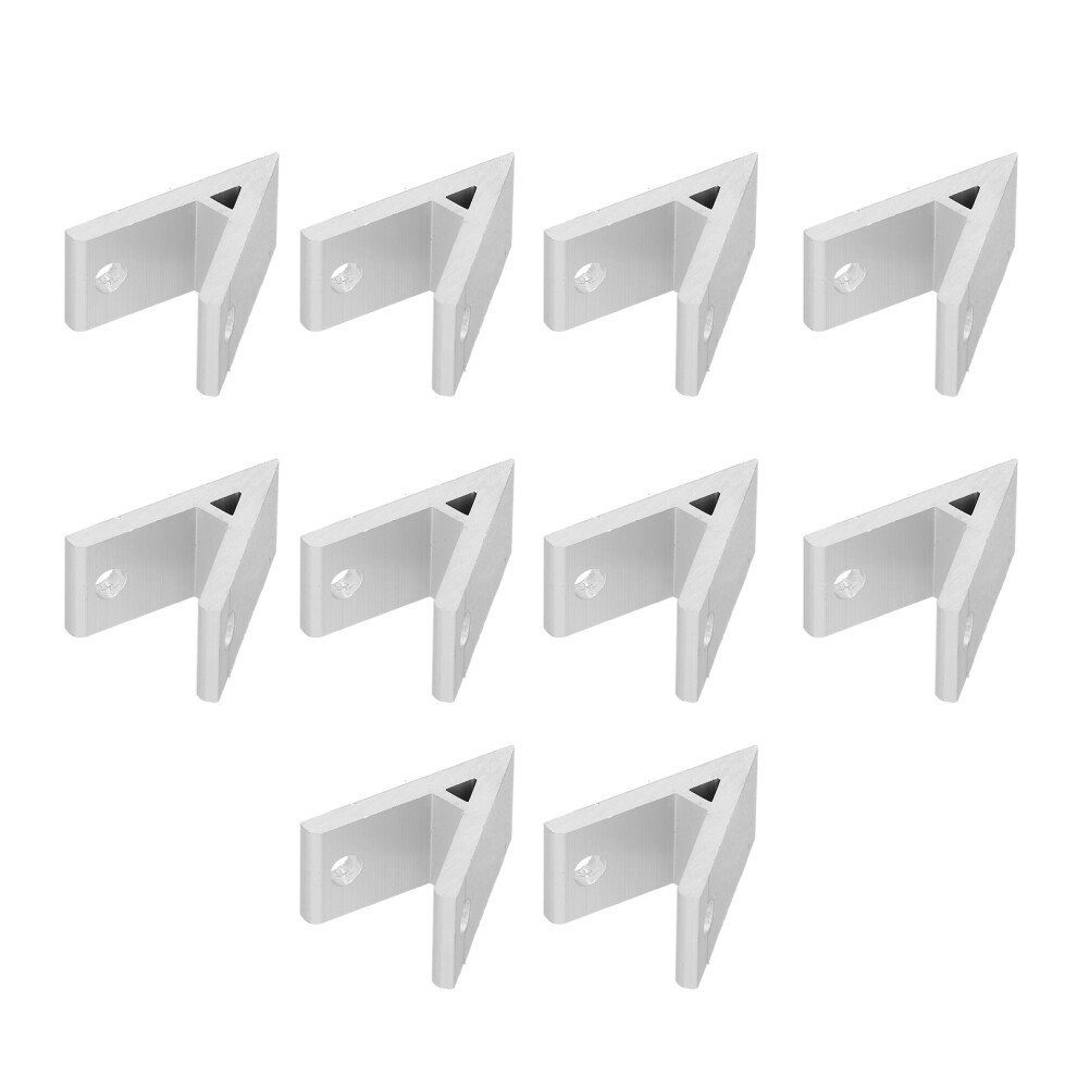 Aluminium 10Pcs Angle Brackets For Industrial Profiles 20-60Mm Corner Fittings 8441359821915