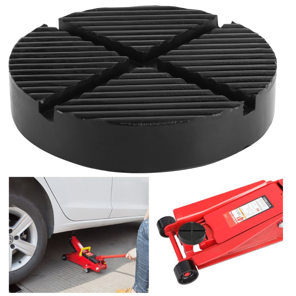 Slotted Jacking Point Rubber Disk For Car Suv Floor Jack Adapter Universal Fit 8431359820964