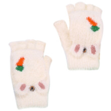 3 Paar Cartoon Karotten , Dicke Wärmende Winterhandschuhe