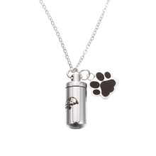 5Stk Silber Tierasche Halskette Urnenschmuck