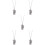 5Stk Silber Tierasche Halskette Urnenschmuck 8