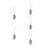 5Stk Silber Tierasche Halskette Urnenschmuck 10