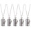 5Stk Silber Tierasche Halskette Urnenschmuck 9
