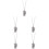 5Stk Silber Tierasche Halskette Urnenschmuck 6