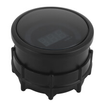 2in1 12V Digital Tachometer & Voltmeter LED Display 52mm Black