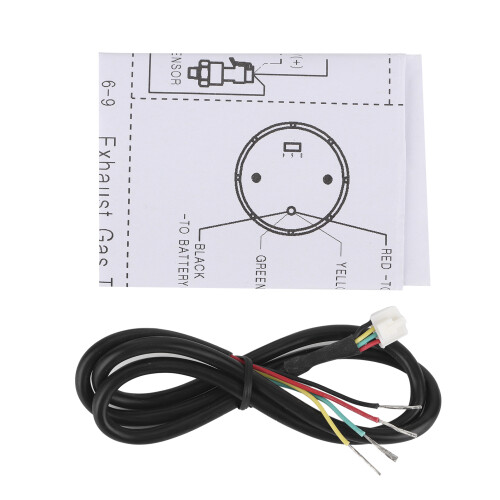 2in1 12V Digital Tachometer & Voltmeter LED Display 52mm Black 2
