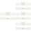 8Stk Weißes Strumpfband Elastisch Leg Garter Hochzeit 6