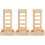 3Stk Futterhalter Holz Futter Rack Für Kleintiere 5