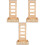 3Stk Futterhalter Holz Futter Rack Für Kleintiere 4