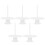 10Sets Cake Piling Rack Aus Robustem PP, Ideal Für Und Kuchen 1