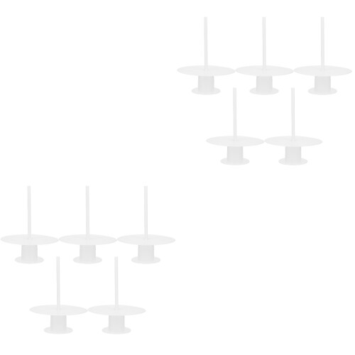 10Sets Cake Piling Rack Aus Robustem PP, Ideal Für Und Kuchen 2