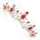 4Stk -Tiara Krone Braut Kopfschmuck Stirnband 1
