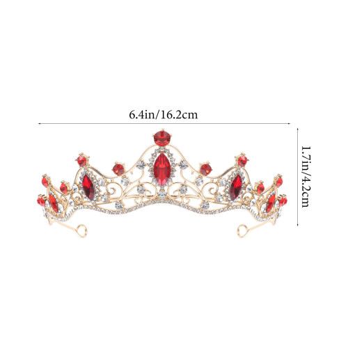 4Stk -Tiara Krone Braut Kopfschmuck Stirnband 1