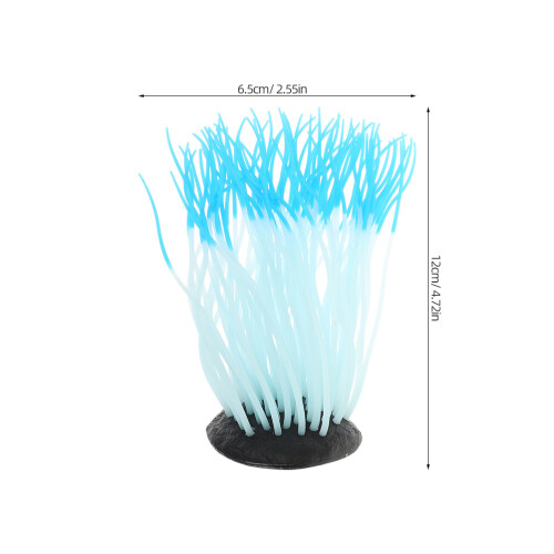 2Stk Glow In The Dark Seeanemone Für Aquarium 2