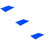 3Stk Dunkelblaue Oxford Picknickmatte Robust Outdoor 9