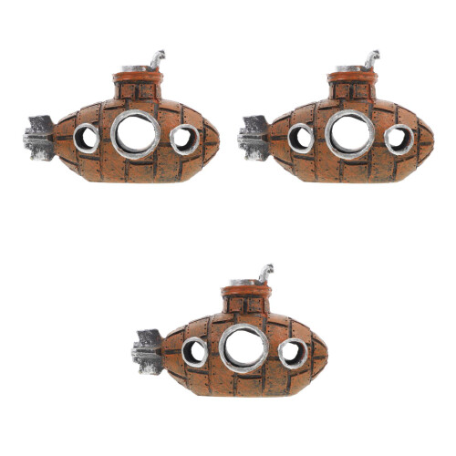 3Stk Unterwasser Aquarium Fish Tank Ornament 1