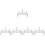 5Stk Glänzende Tiara Silber Hochzeit Brautmode 5