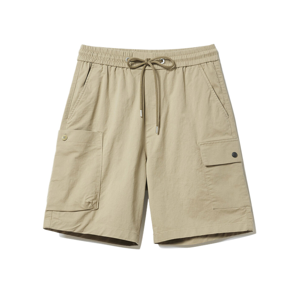 (Khaki, 2XL) Fashionable Mens Casual Pants With Stereoscopic Cutting And Six Bag-image-OPC-PMVTQH9-NEW