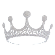 3Stk Silber Brautkrone Tiara Damen Haarreif Hochzeitszubehör