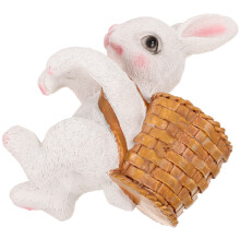 Aquarium Hängekorb Hase Landschaftsornament Osterdekoration