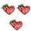 3Stk Herzförmiges Hängeschild Valentinsherz Wohnaccessoire 3