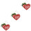 3Stk Herzförmiges Hängeschild Valentinsherz Wohnaccessoire 5