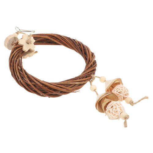 Natural Papageispielzeug Für Mittlere Mit Ring
