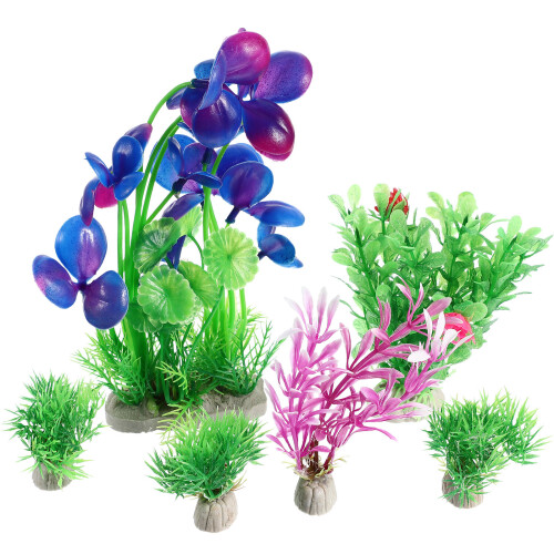 24 Dekorative Kunstpflanzen Für Aquarium