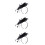 3 Haarband Schwarz Für Braut Hochzeit 8