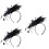 3 Haarband Schwarz Für Braut Hochzeit 7