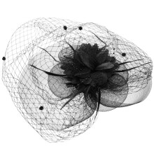 3Stk Fascinator Hut, Tee Party Hut, Netzgarn, Halloween Kopfschmuck