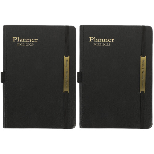 2Sets Multifunctionele Planner Organizer Zwart Note Accessoire 1