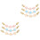 6 Dames Trui Clips Legering Ster Driekleurig Wild Series 3